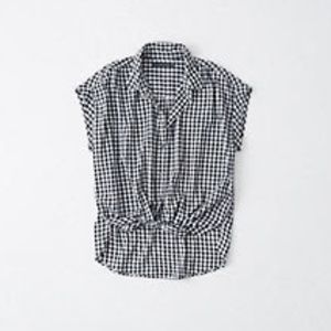 Abercrombie button up shirt S